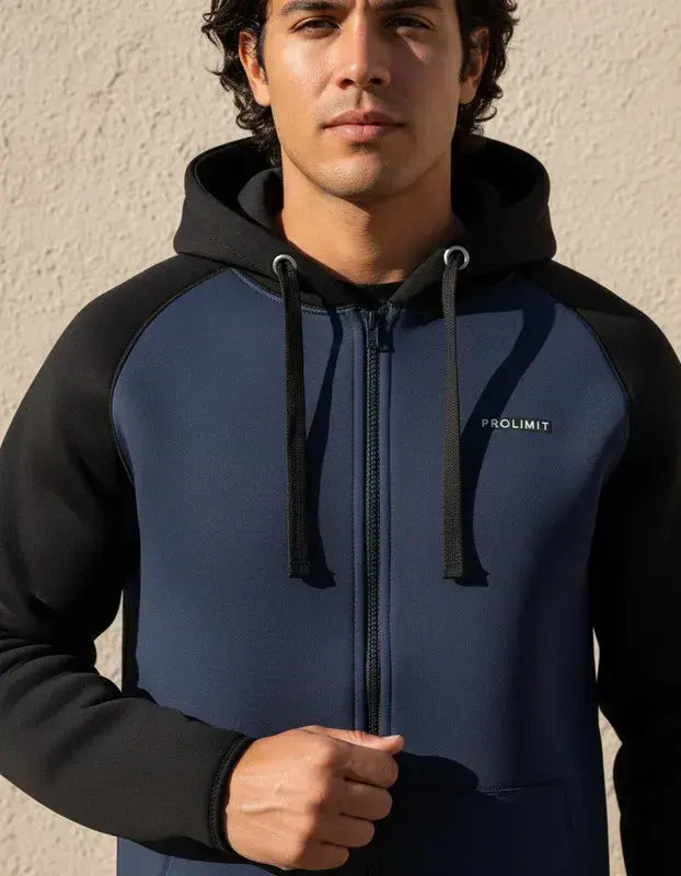PROLIMIT - Buzo Neoprene Zipped Hoody 1,5mm Sl/Bk